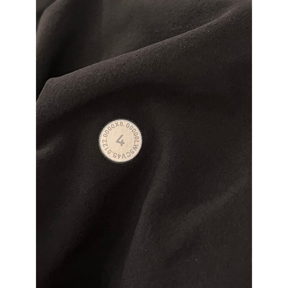 Lululemon Stretch High Rise Jogger Pants Full Length Black Luxtreme 4 Lounge - Picture 5 of 5